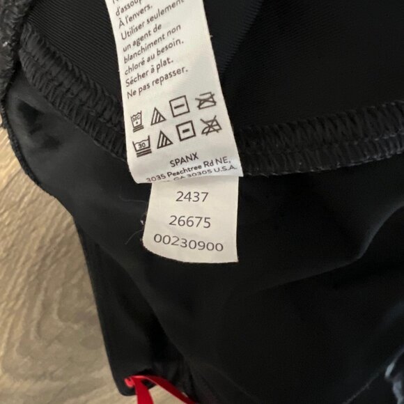 SPANX Shape Faux Leather Leggings Black Size Small - Picture 5 of 5